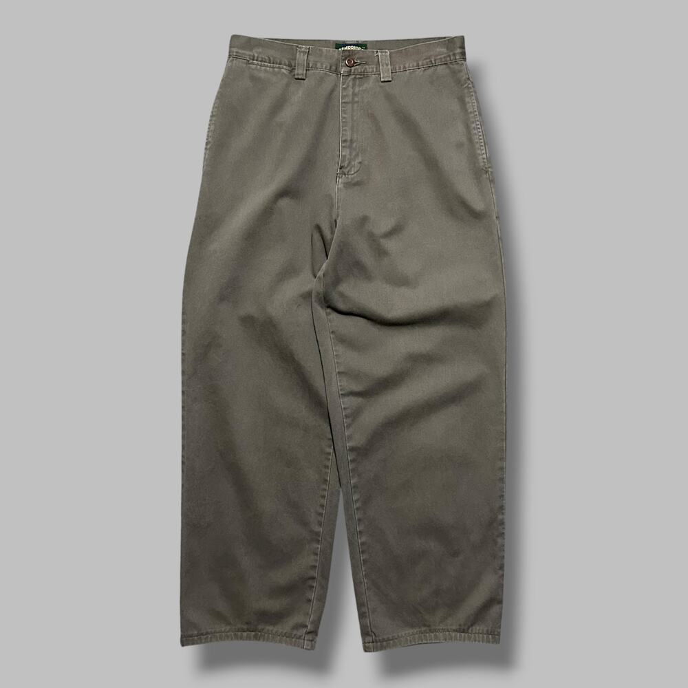Vintage Sun Faded Pants Khakis Distressed Cotton 90s y2k Brown Mens 29x26